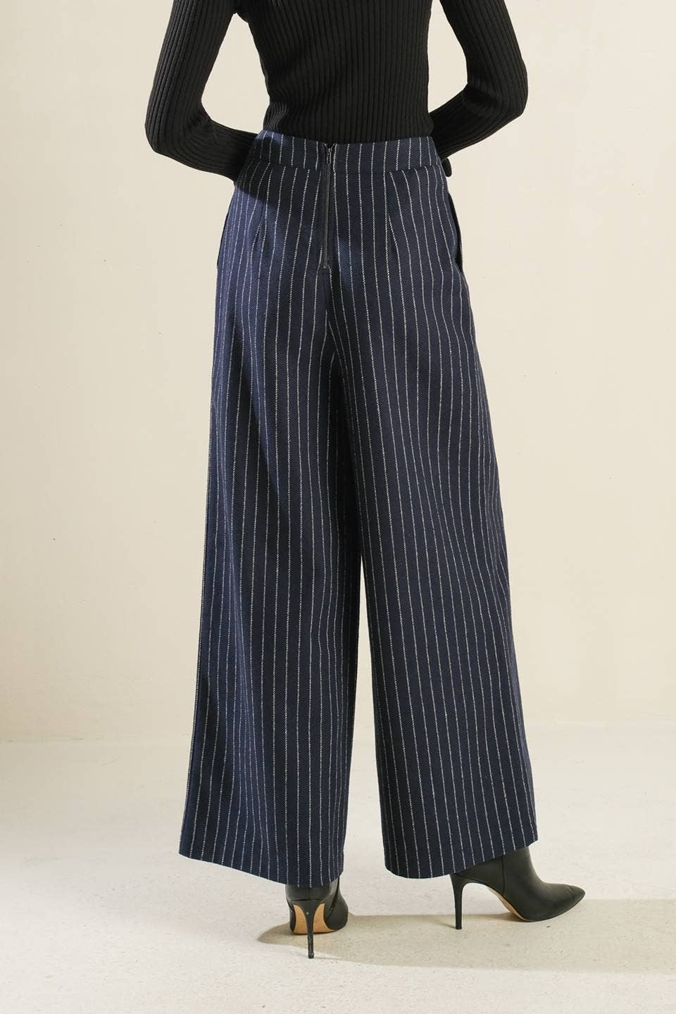 Woolen Striped Pants
