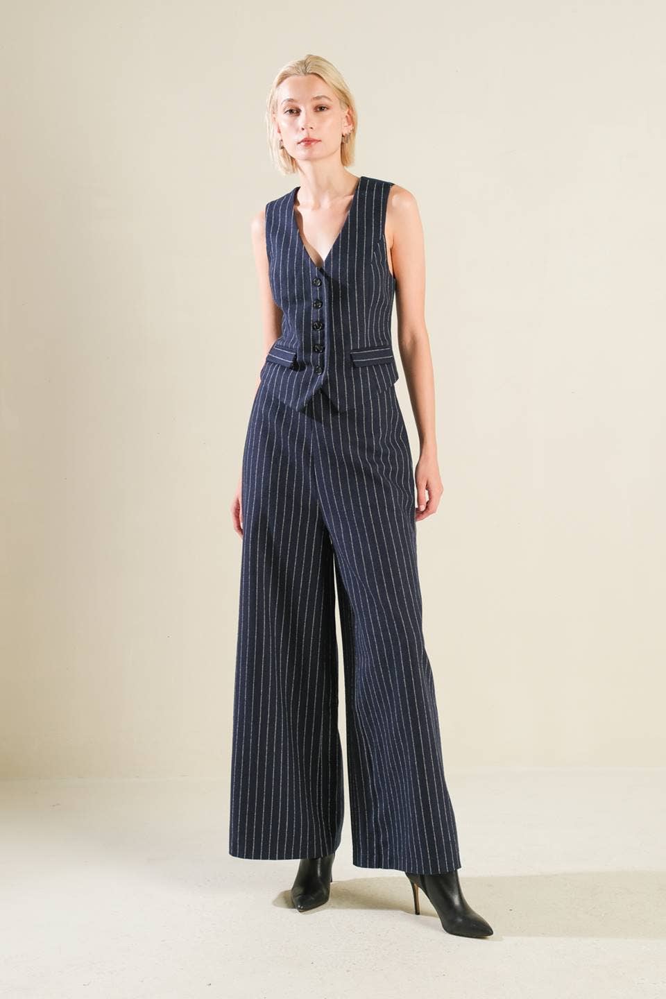 Woolen Striped Pants