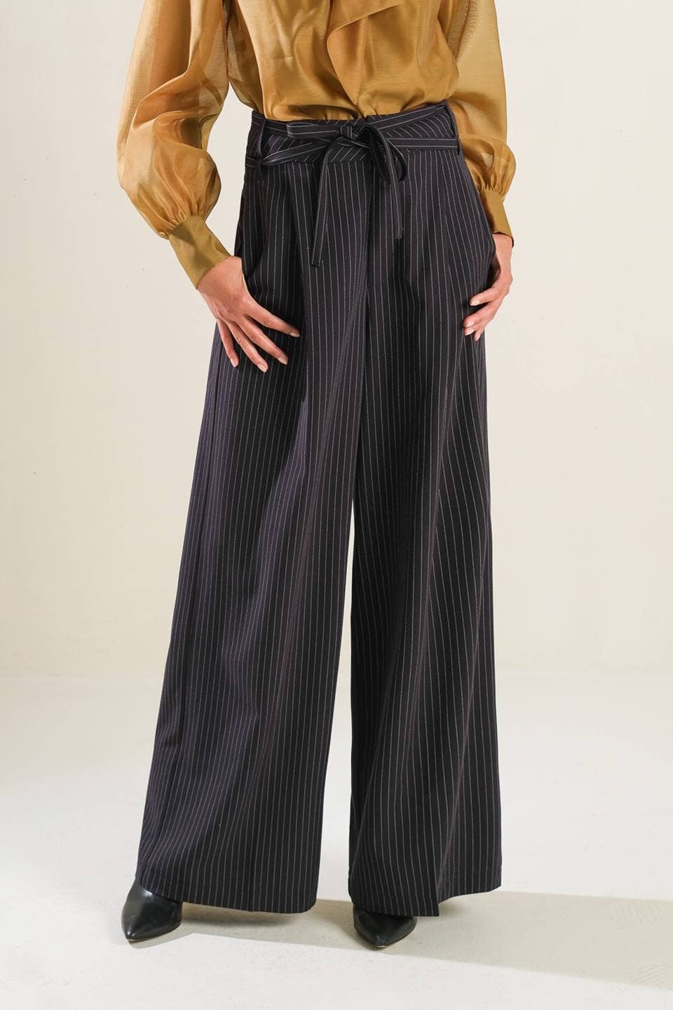 Striped Woven Pants