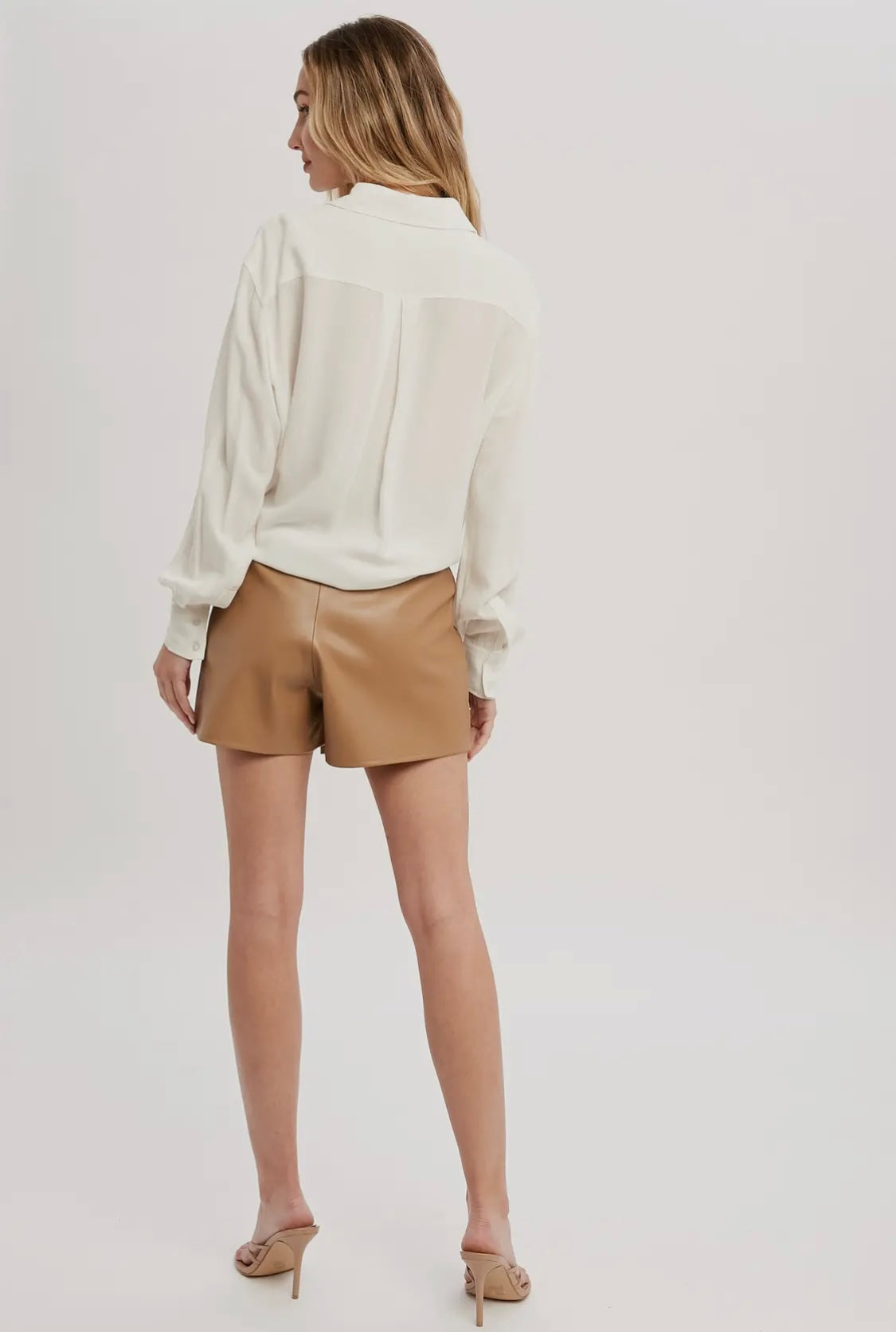 Tie Front Button Up Shirt