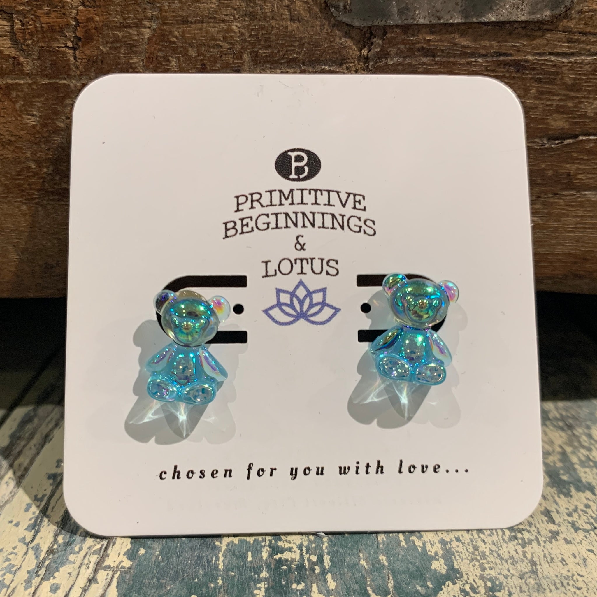 Pearlescent Gummy-Bear Earrings