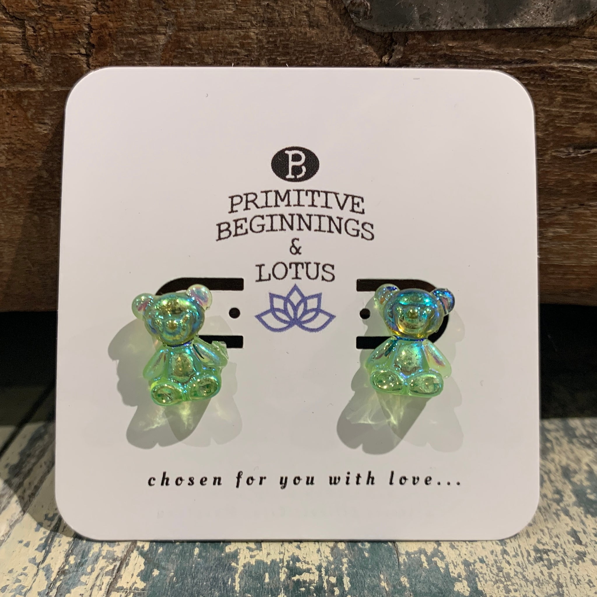 Pearlescent Gummy-Bear Earrings