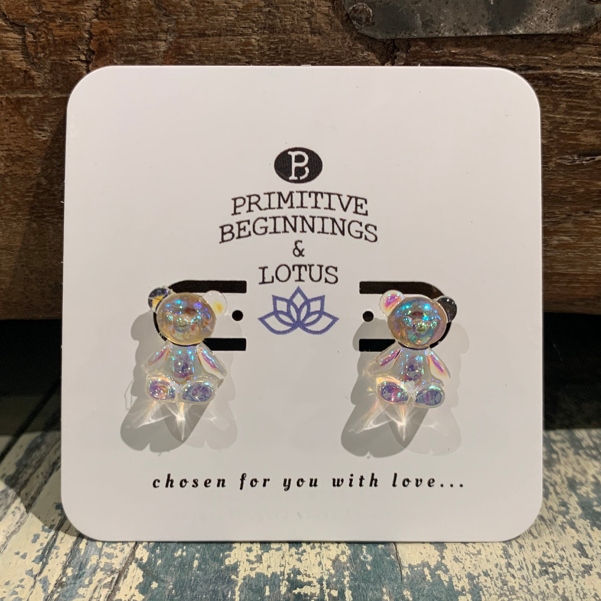 Pearlescent Gummy-Bear Earrings