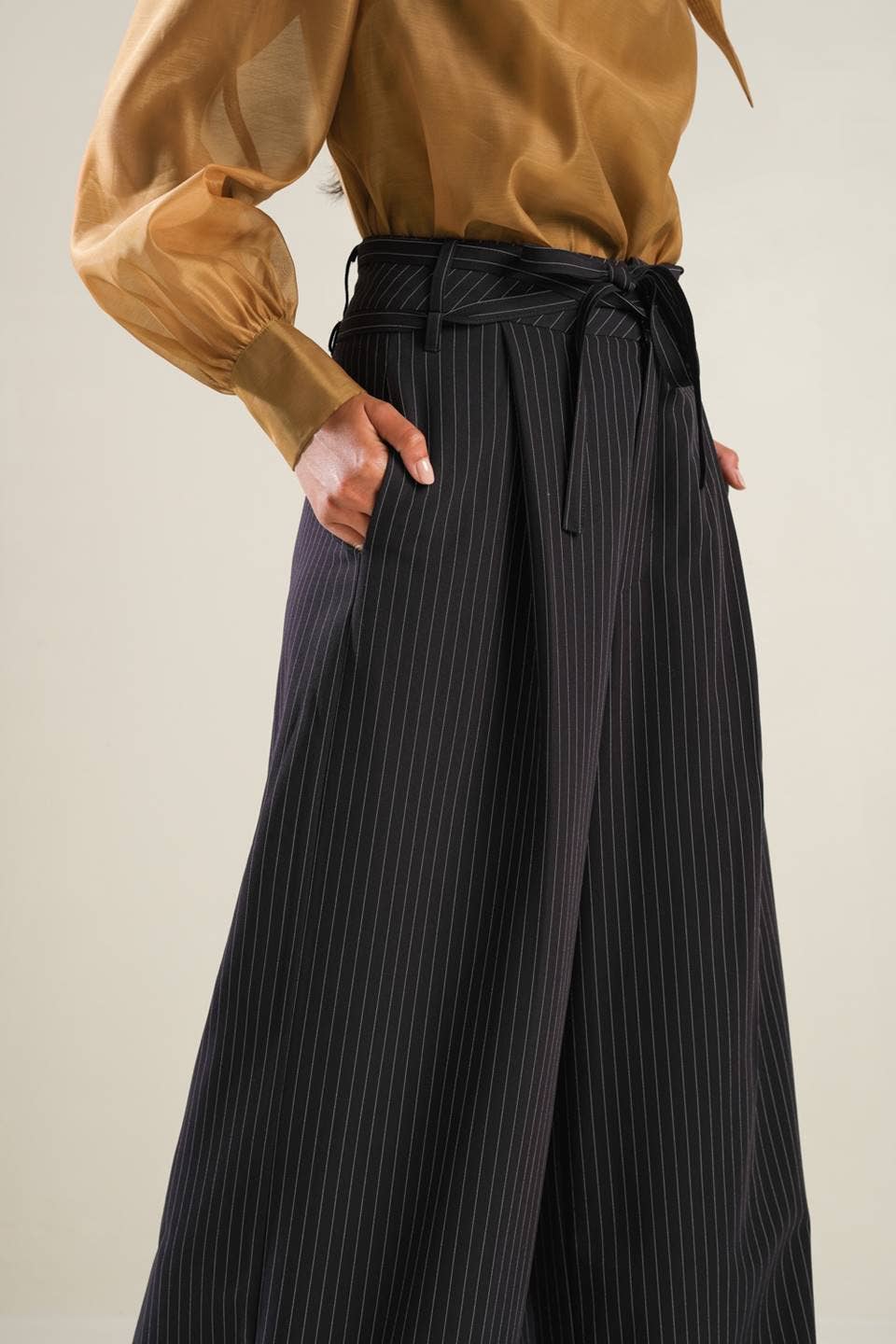 Striped Woven Pants
