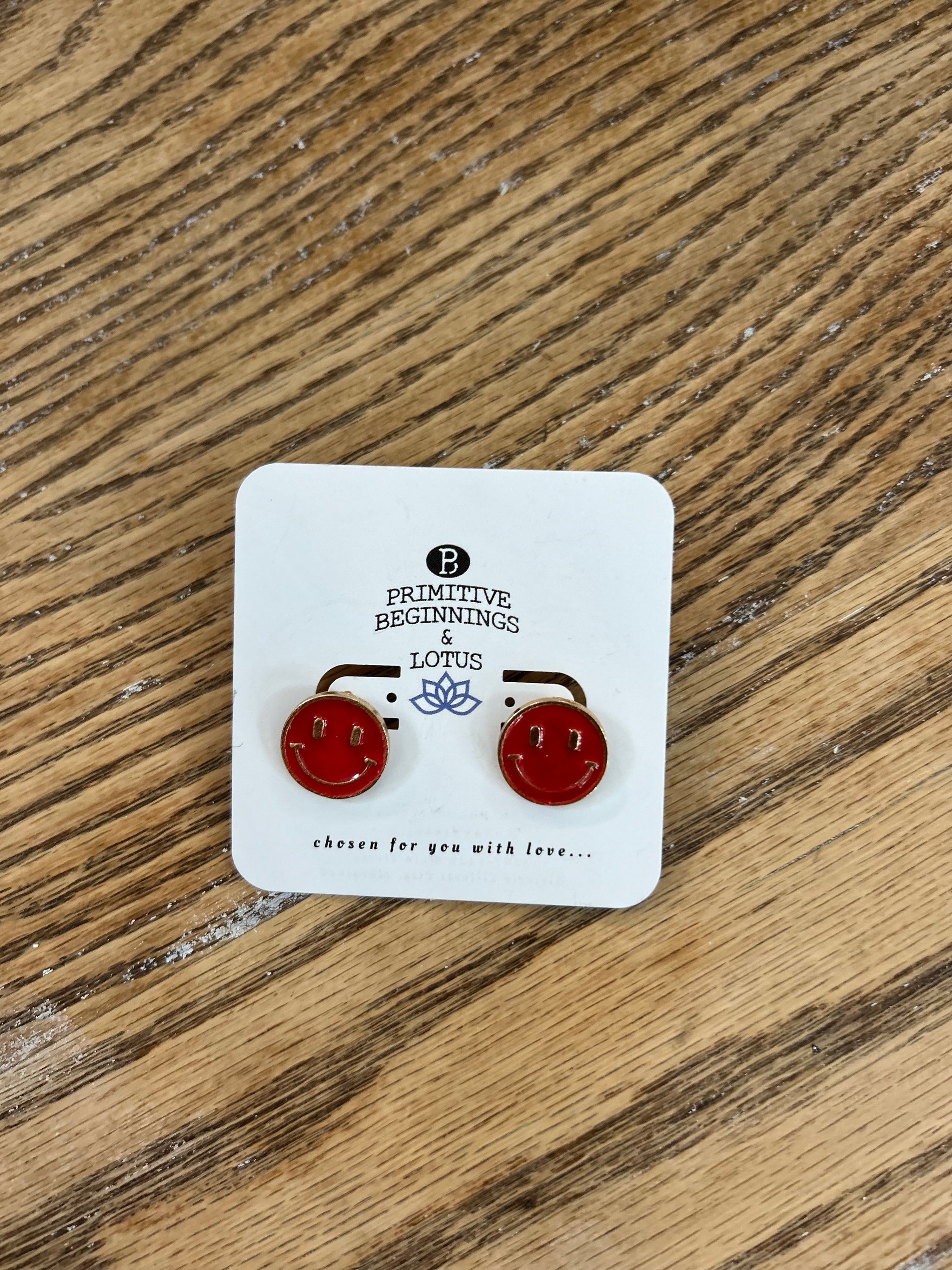 Smiley-Face Stud earrings
