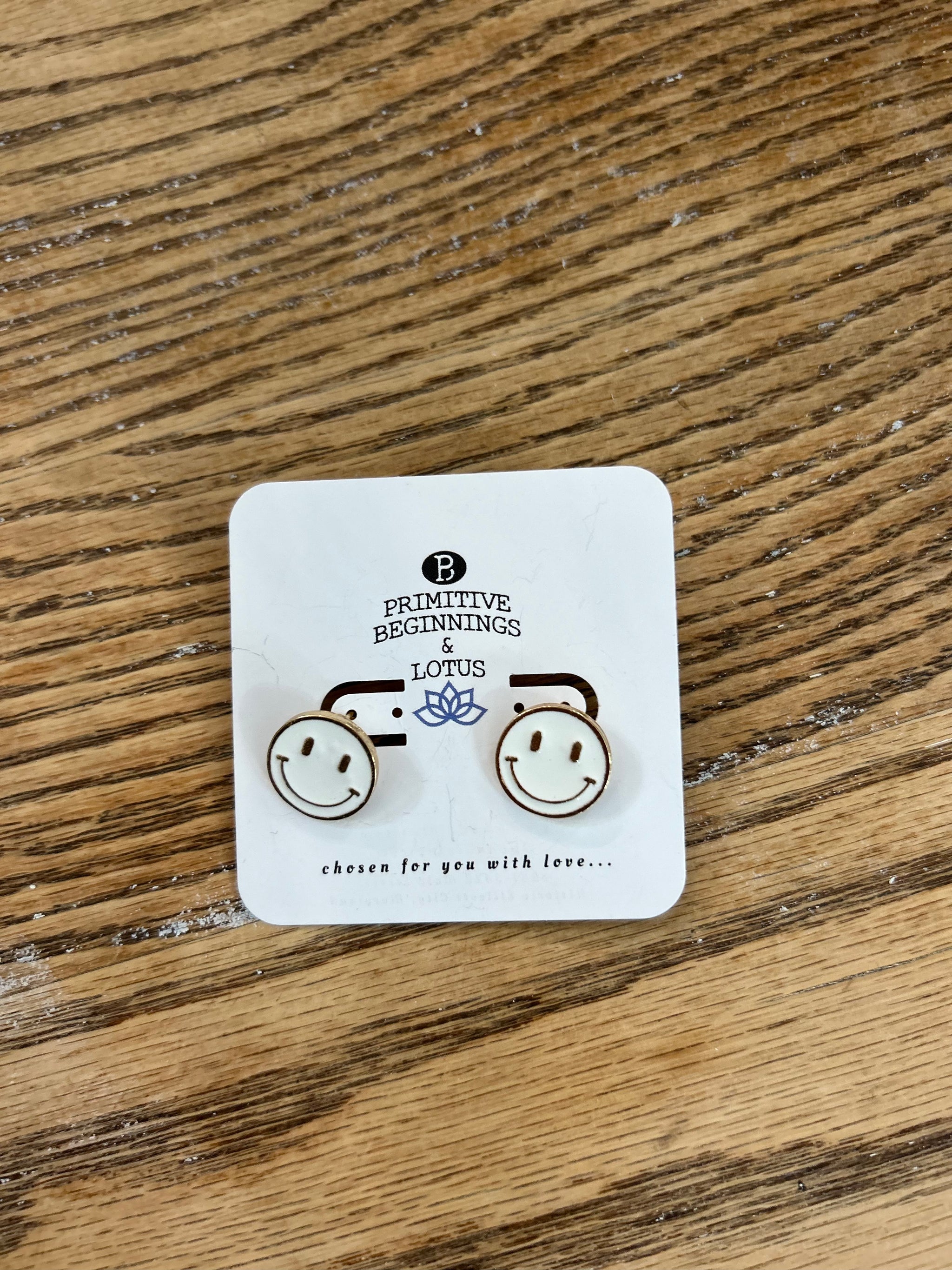 Smiley-Face Stud earrings