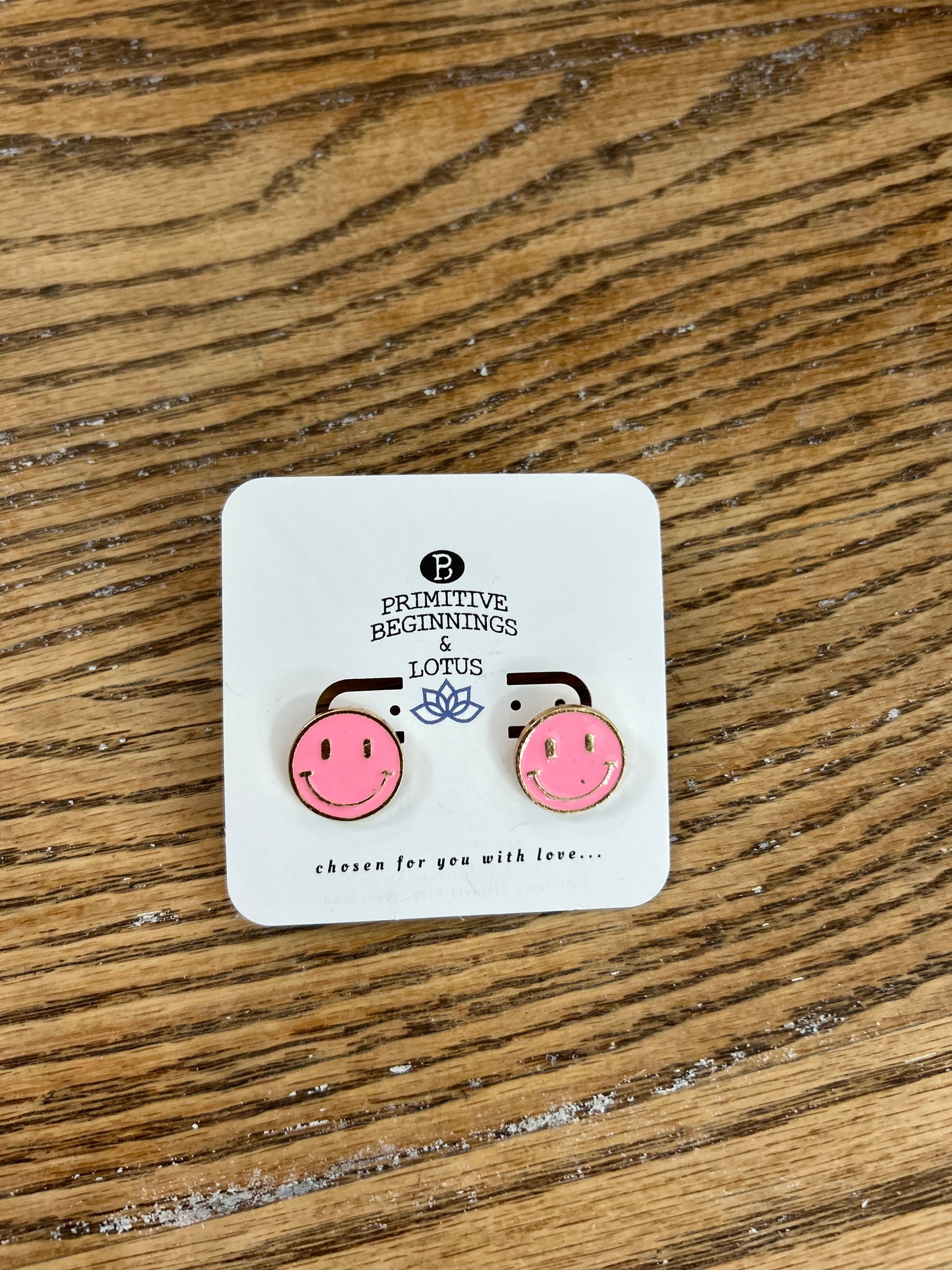 Smiley-Face Stud earrings