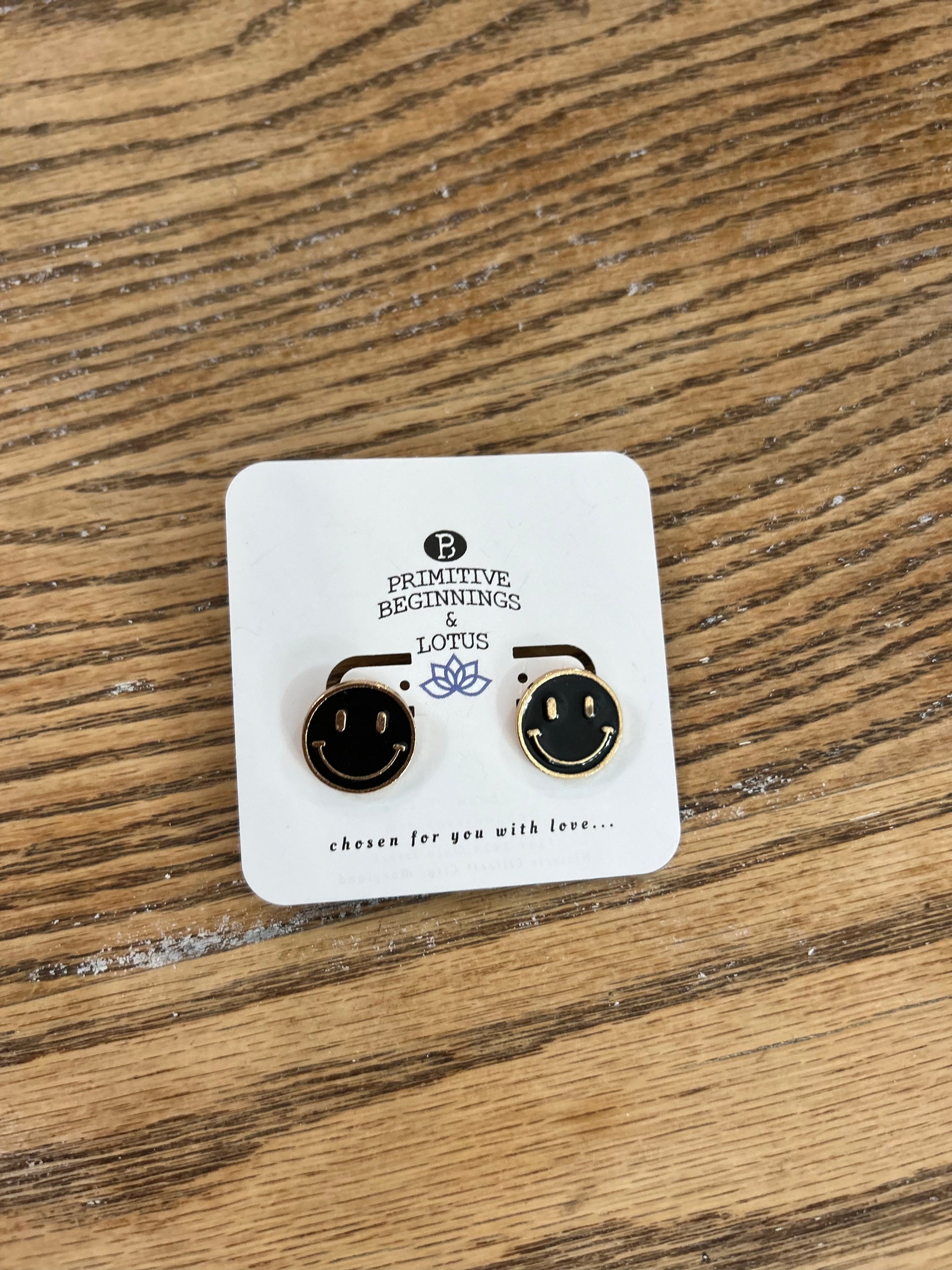 Smiley-Face Stud earrings