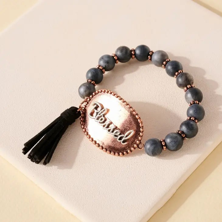 Stone Beaded Stretch Bracelets