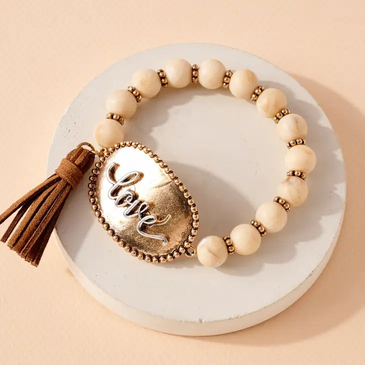 Stone Beaded Stretch Bracelets