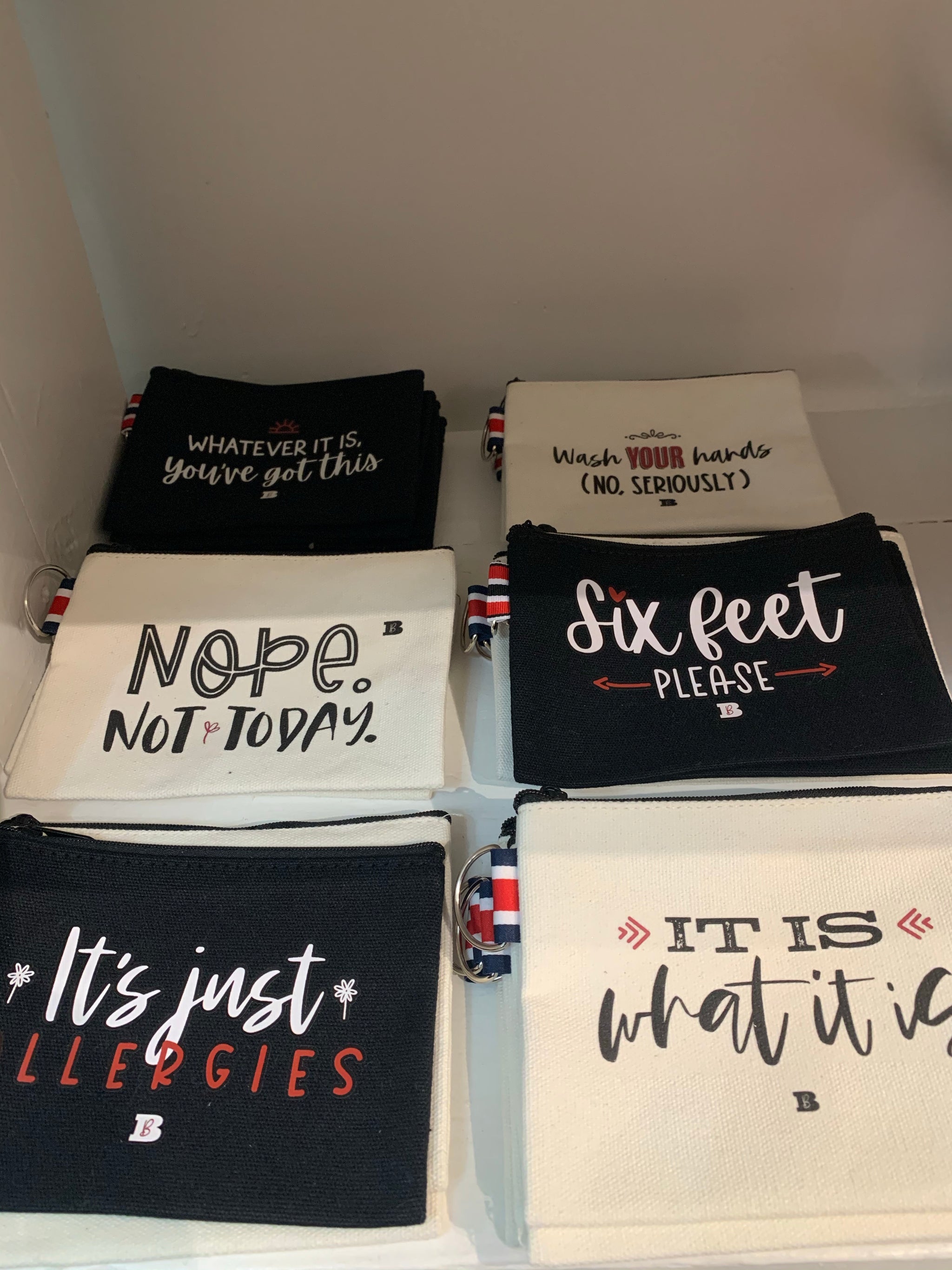 Various Face Mask Zipper Pouch