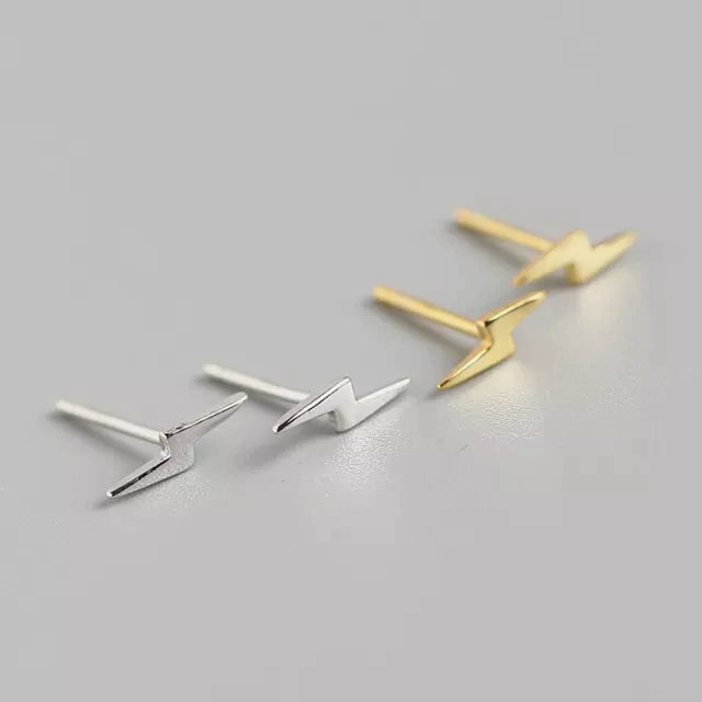 Lightning Bolt Stud Earrings