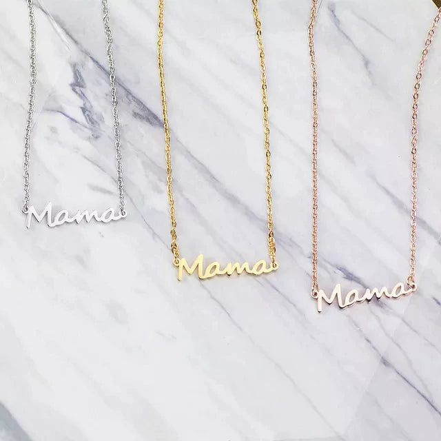 Script Mama Necklace