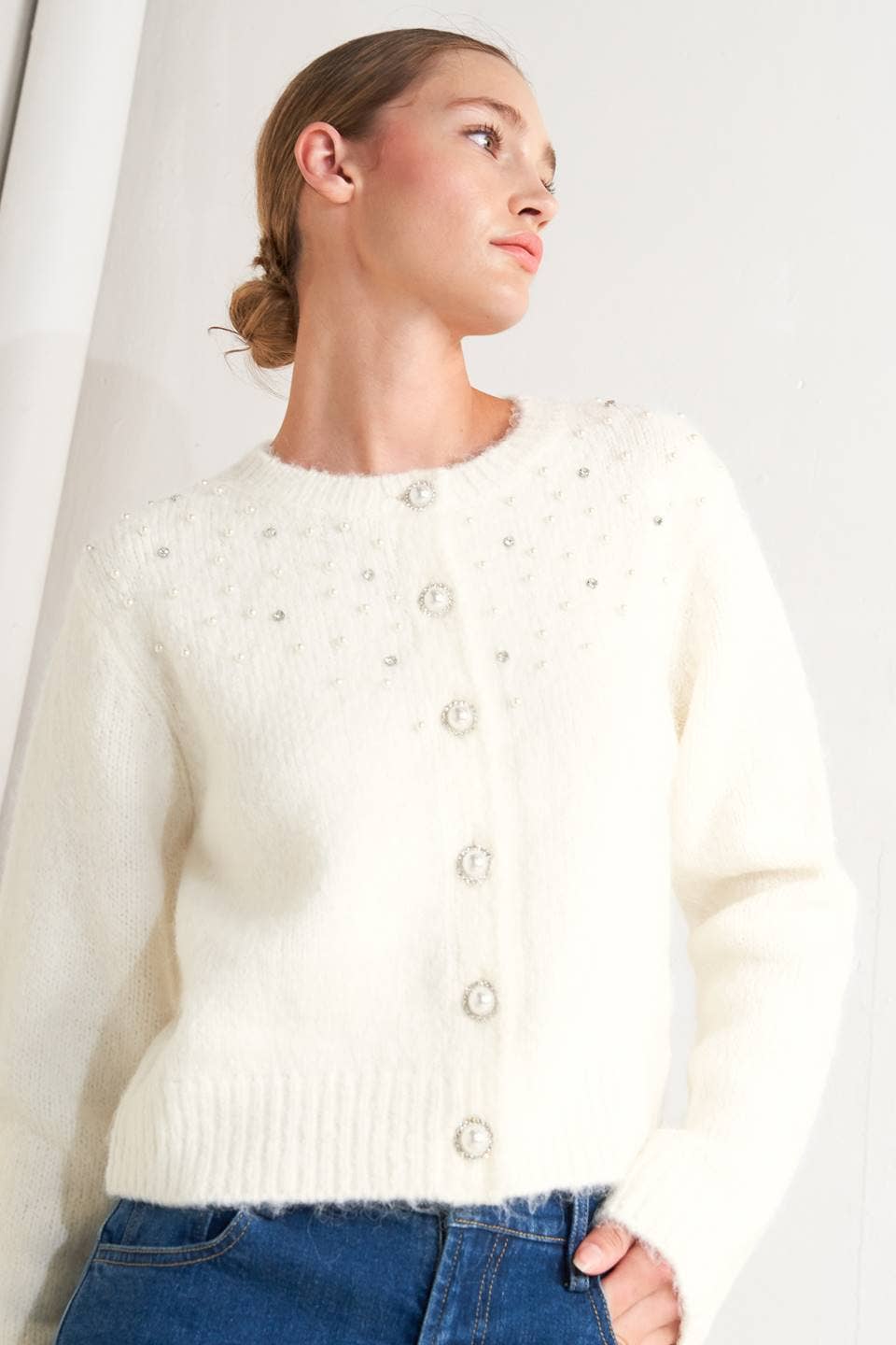 Embellished Knit Cardigan