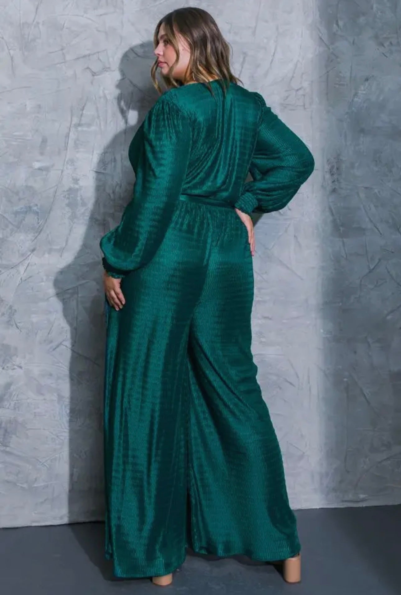 Teal Woven Jumpsuit