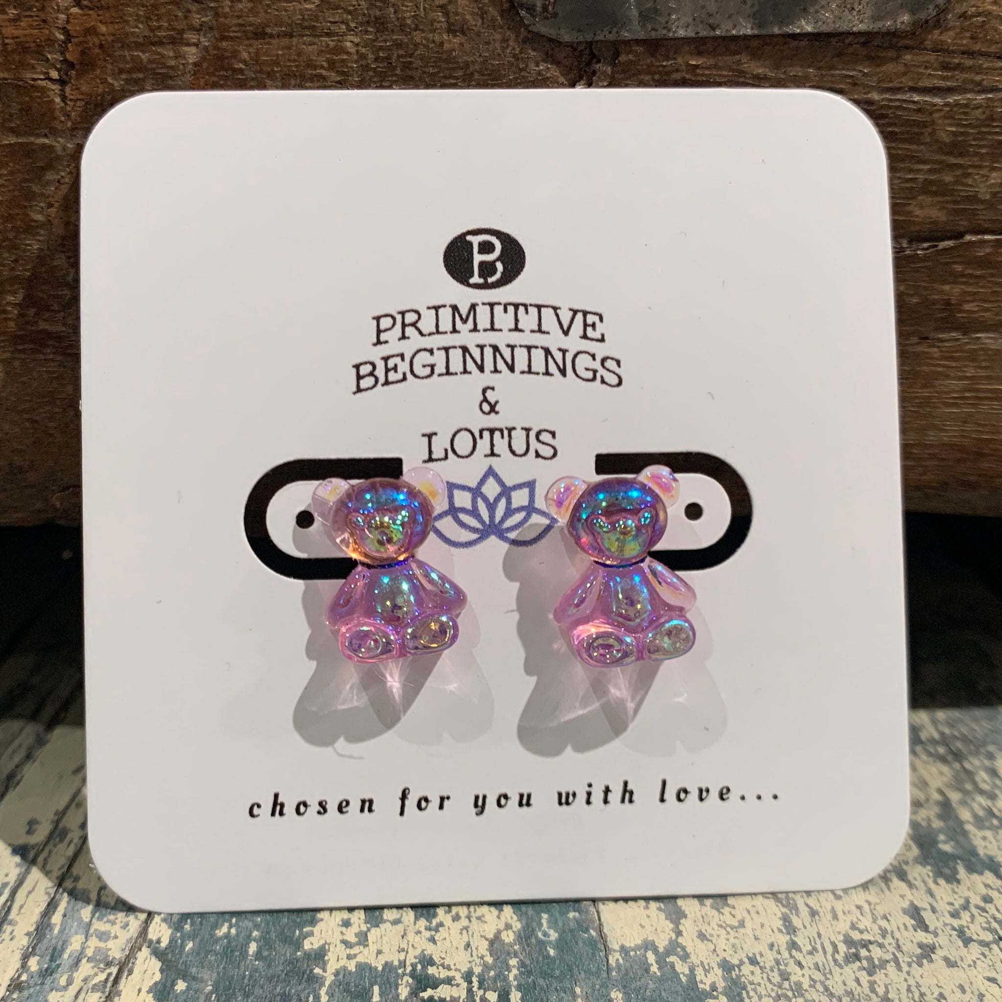 Pearlescent Gummy-Bear Earrings
