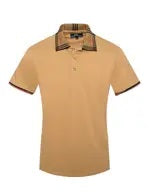 CAV-Khaki Button Polo Shirt