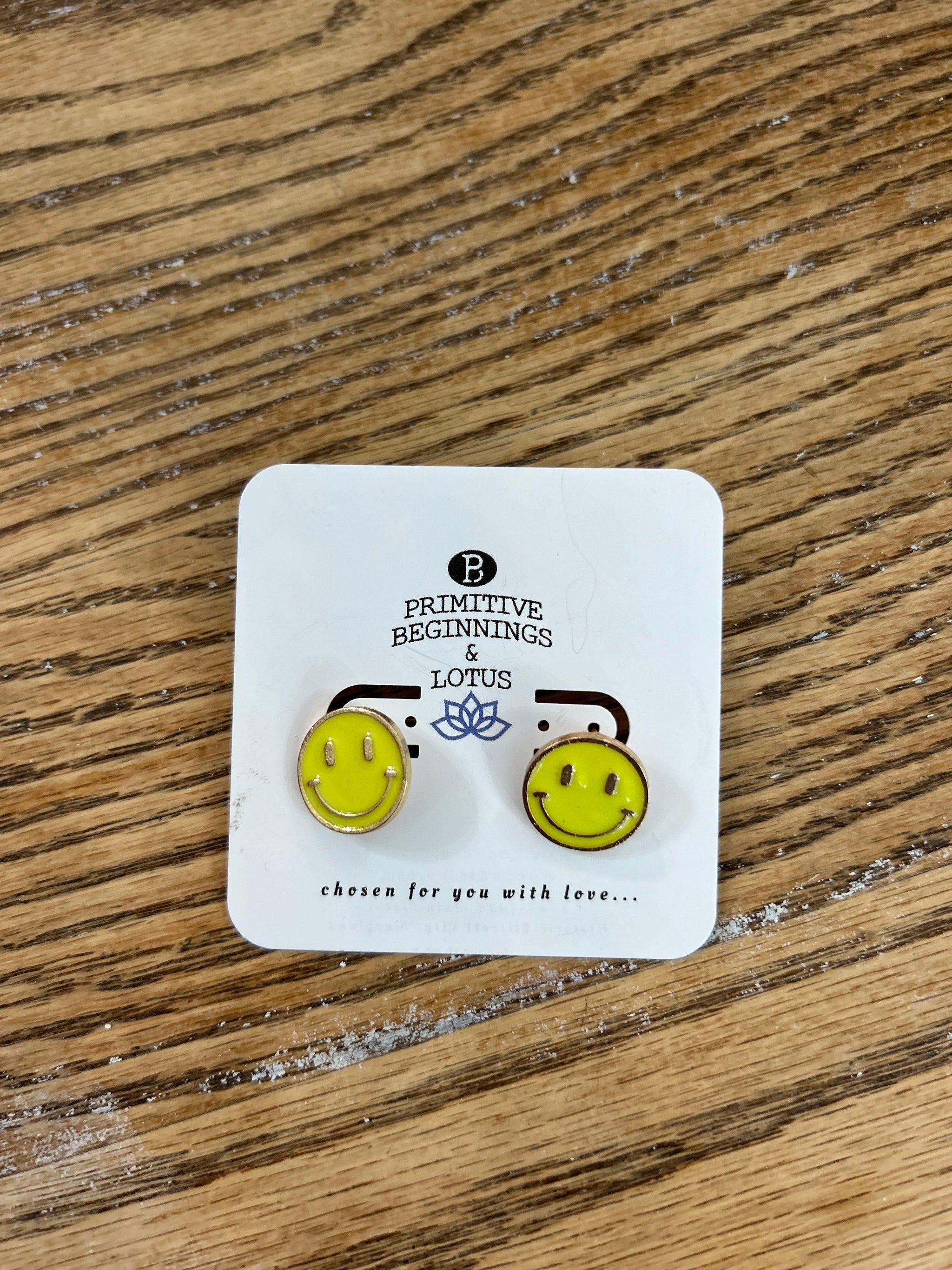 Smiley-Face Stud earrings