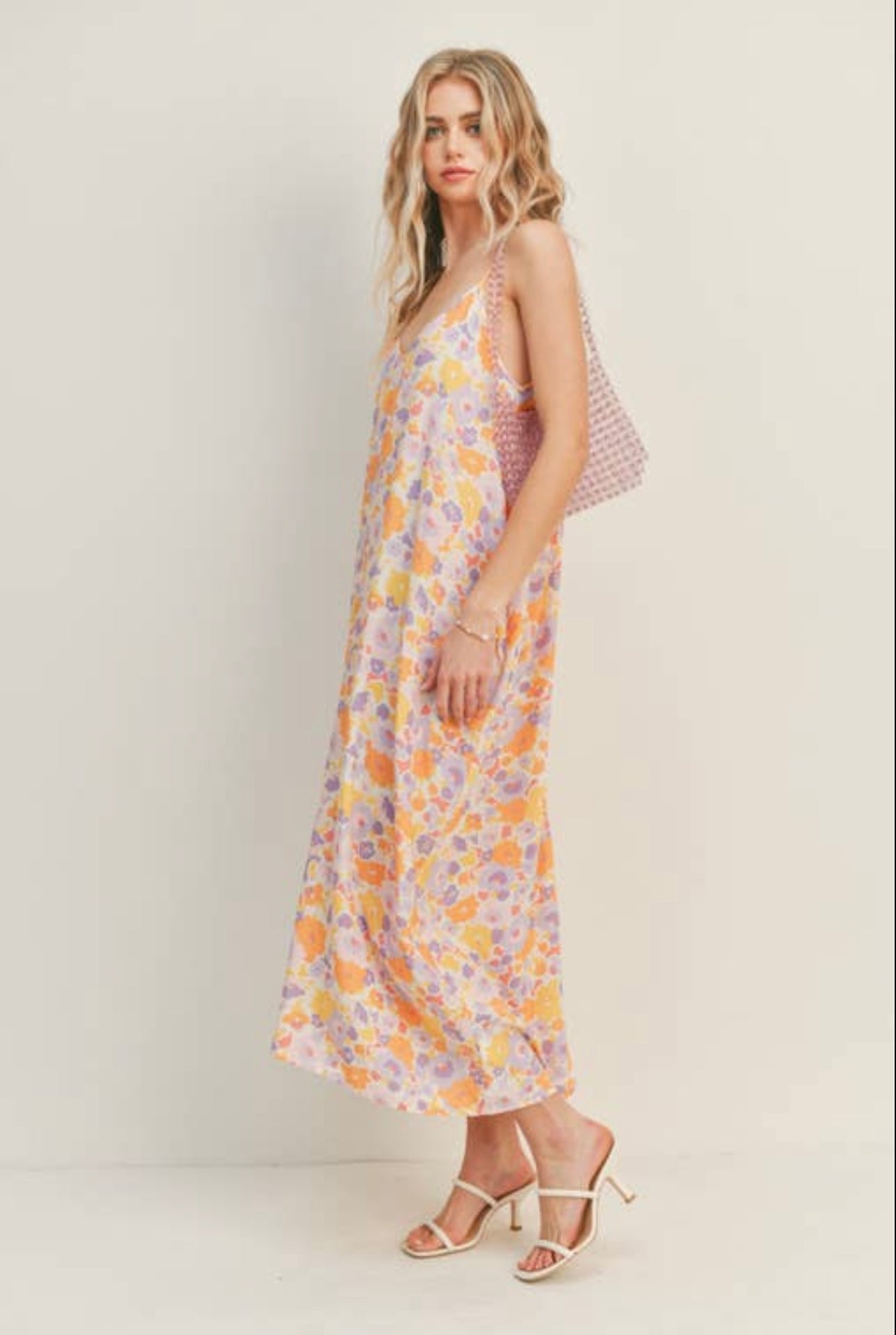 Floral Maxi Dress with Pockets