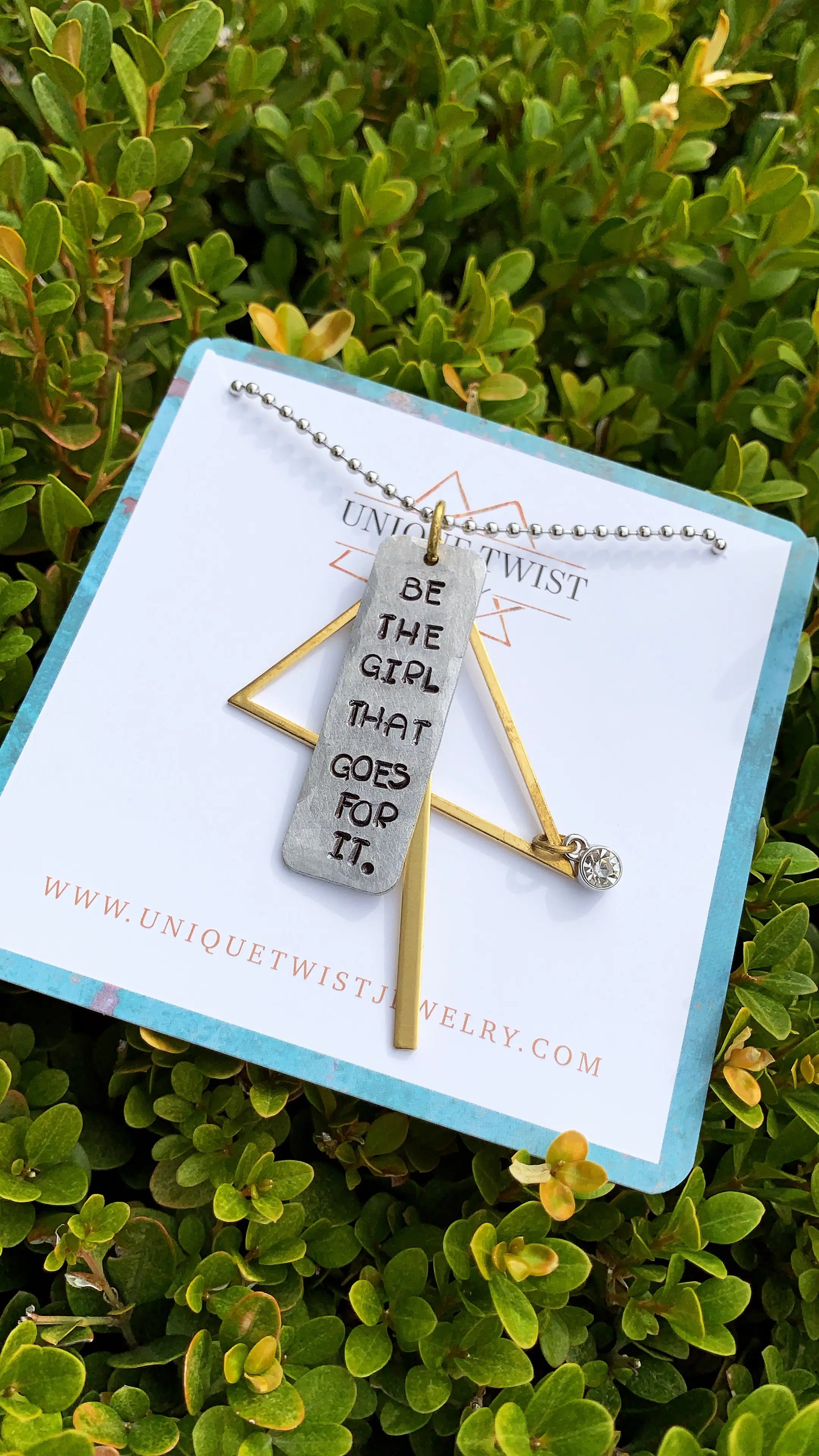 Be The Girl That Goes For It Necklace