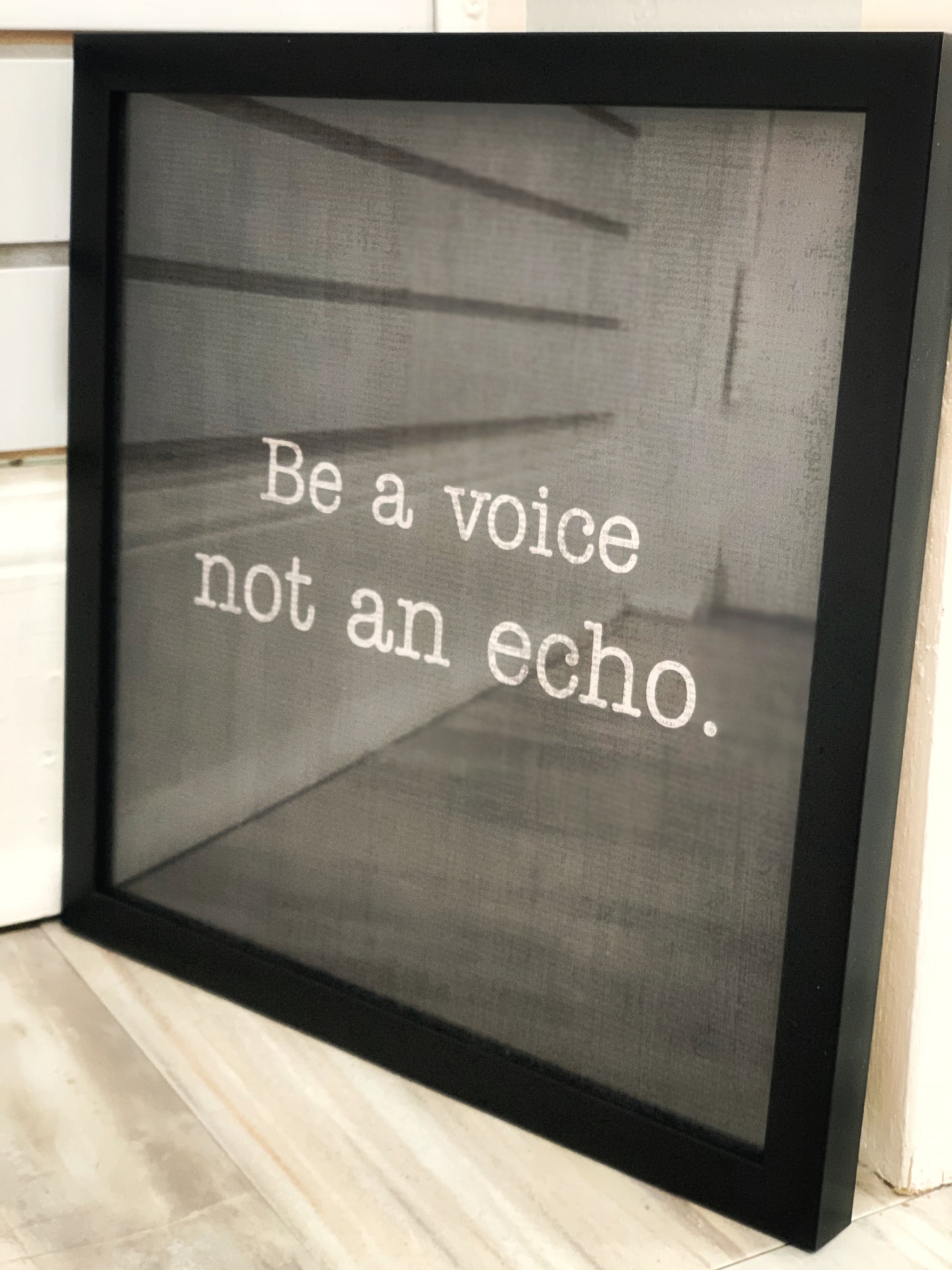 Be A Voice Framed Photo
