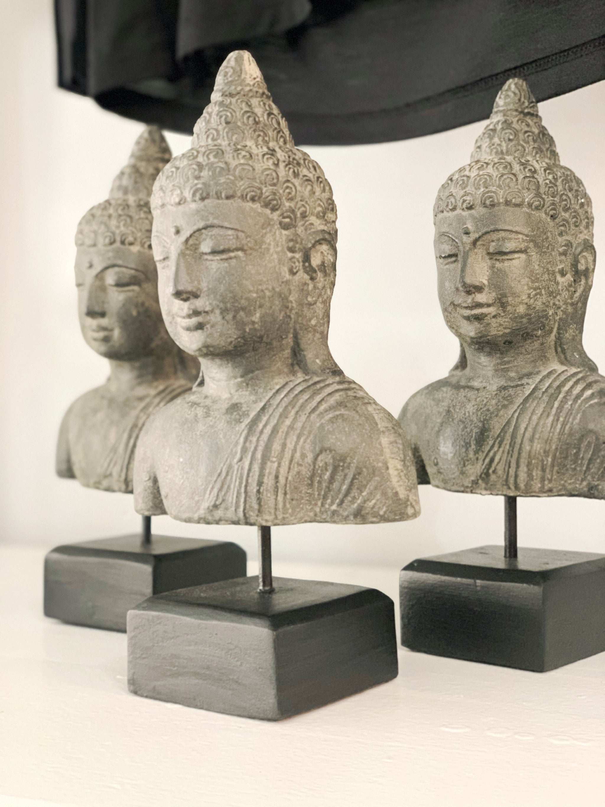 Buddha Head on Stand Decor