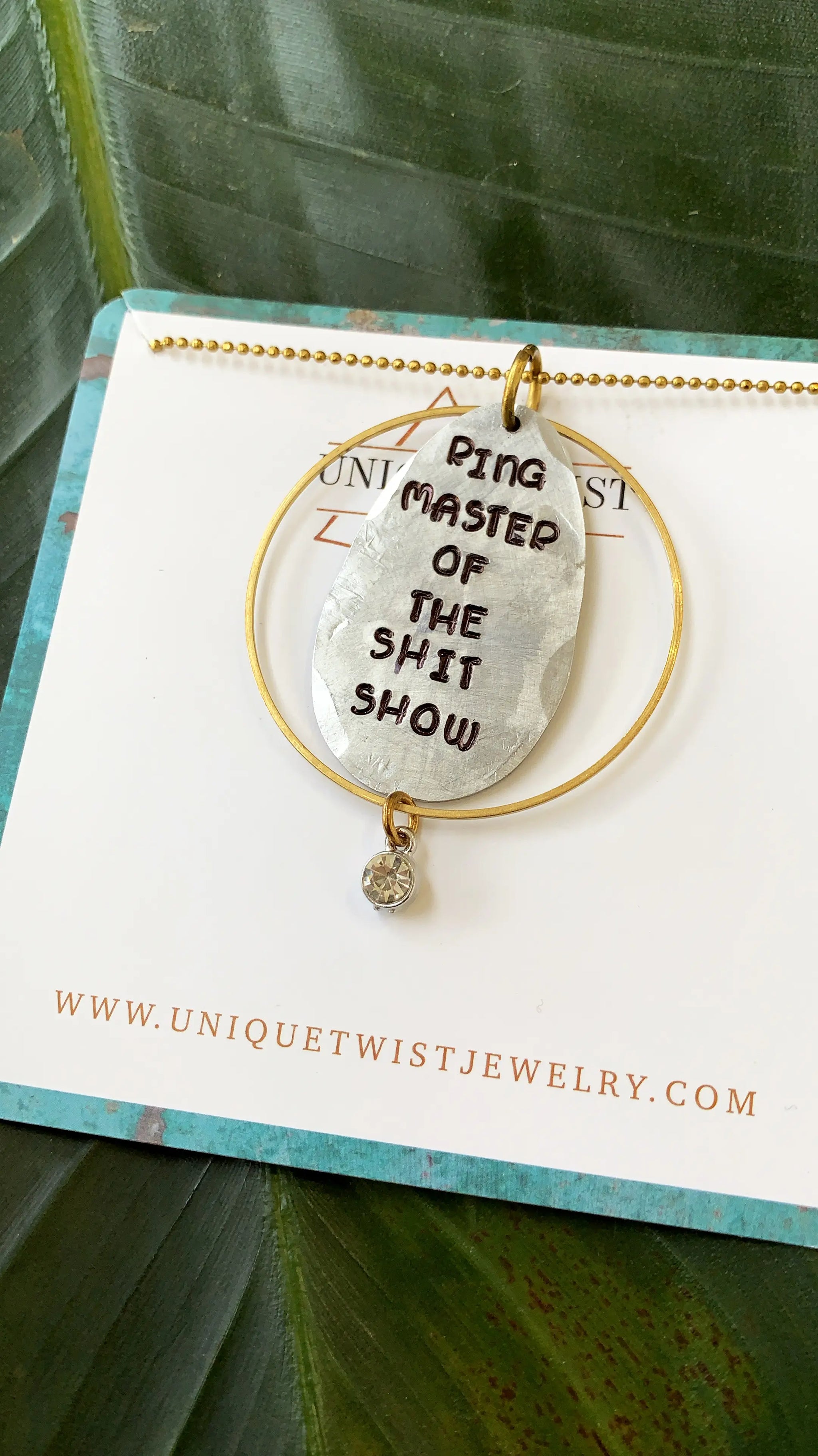 Ringmaster Of The Sh!tshow Necklace
