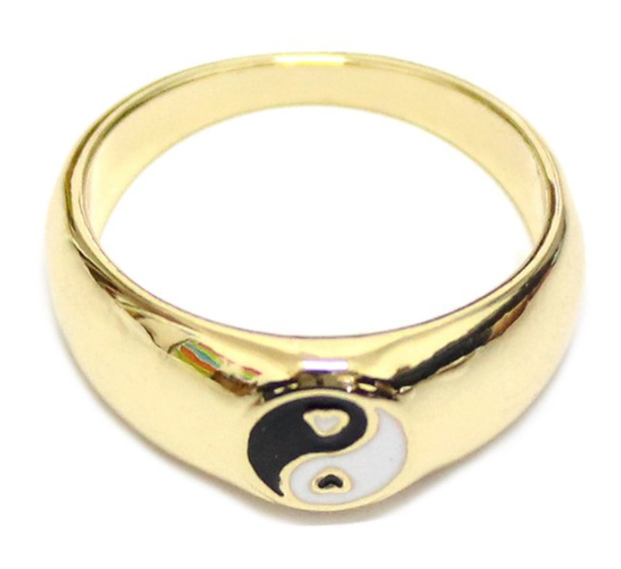 Yin Yang Golden Ring