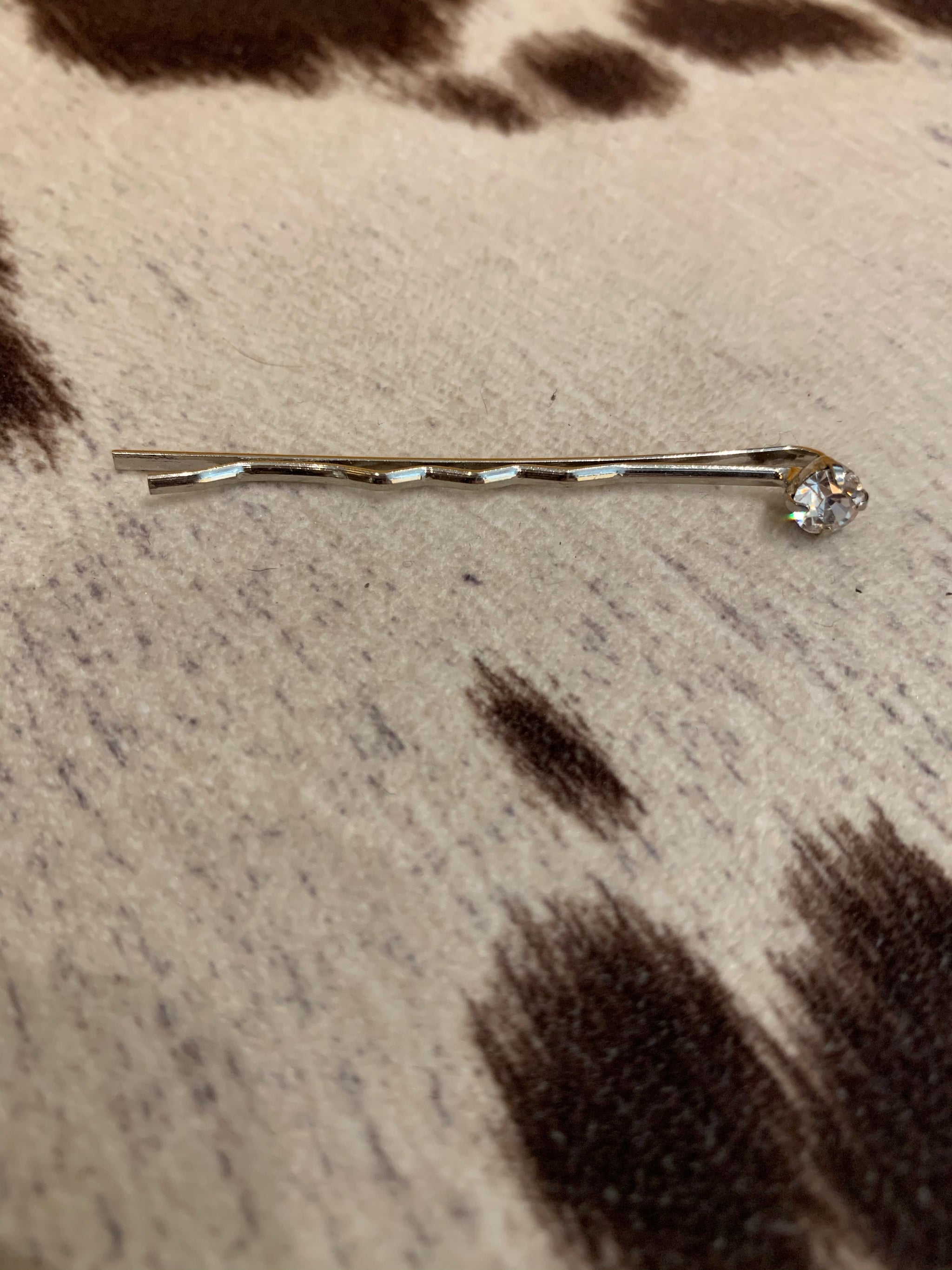 Simple Diamond Bobby Pin