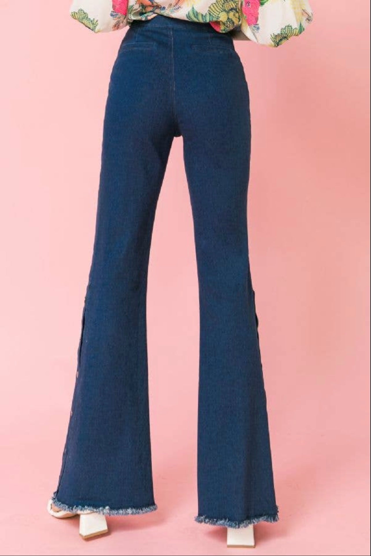 Flared Jean w/ Side Snap Buttons - PB & Lotus