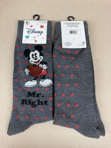Mr. Right Heart Mickey Mouse Socks